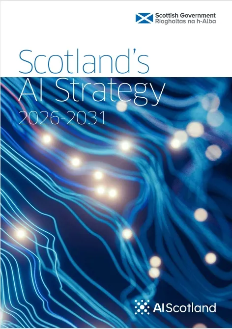 An image of the cover of Scotland's AI Strategy 2026-2031