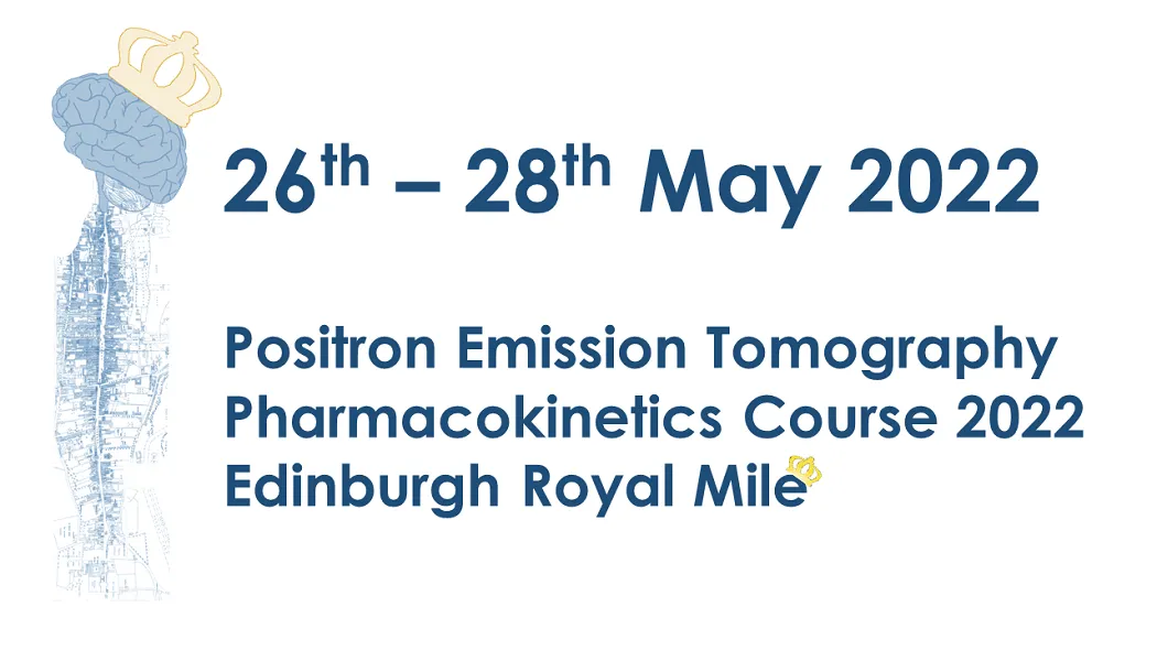 Positron Emission Tomography Pharmacokinetics (PET PK) Course 2022 logo.