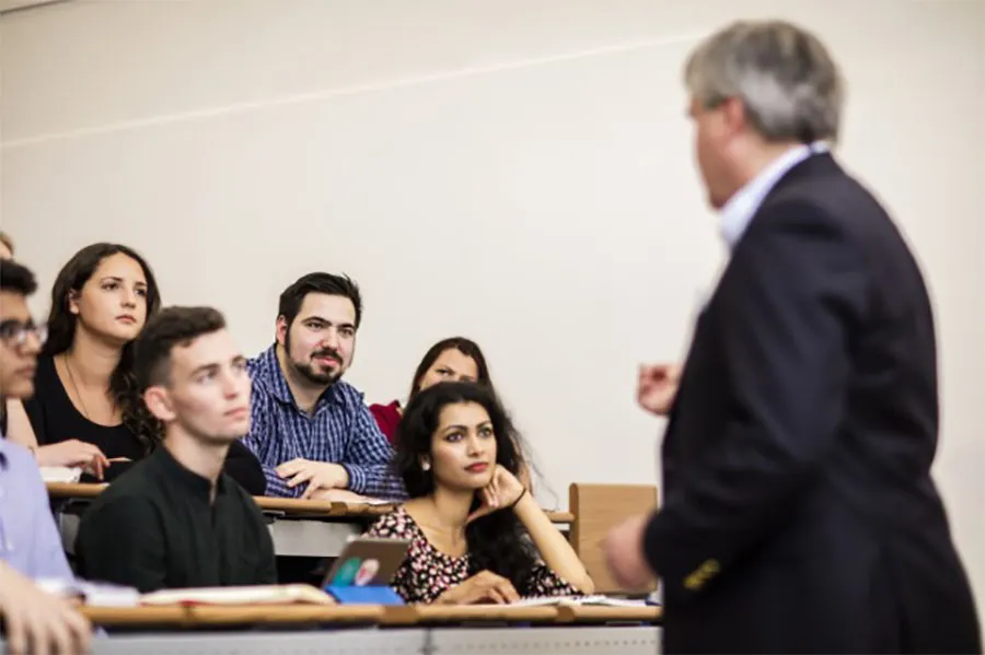 Medical students in classroom