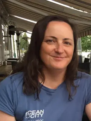 A photograph of Dr Claire Tochel