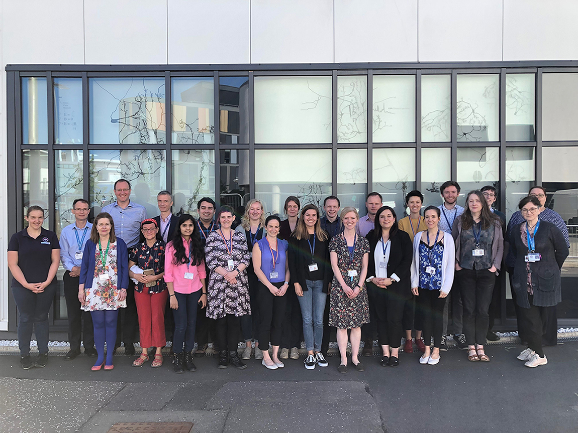 The SVD Research Group outside the Edinburgh Imaging Facility RIE.